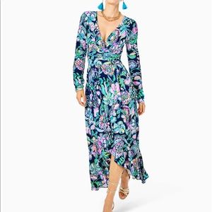 Lilly Pulitzer Montague Maxi Wrap Dress